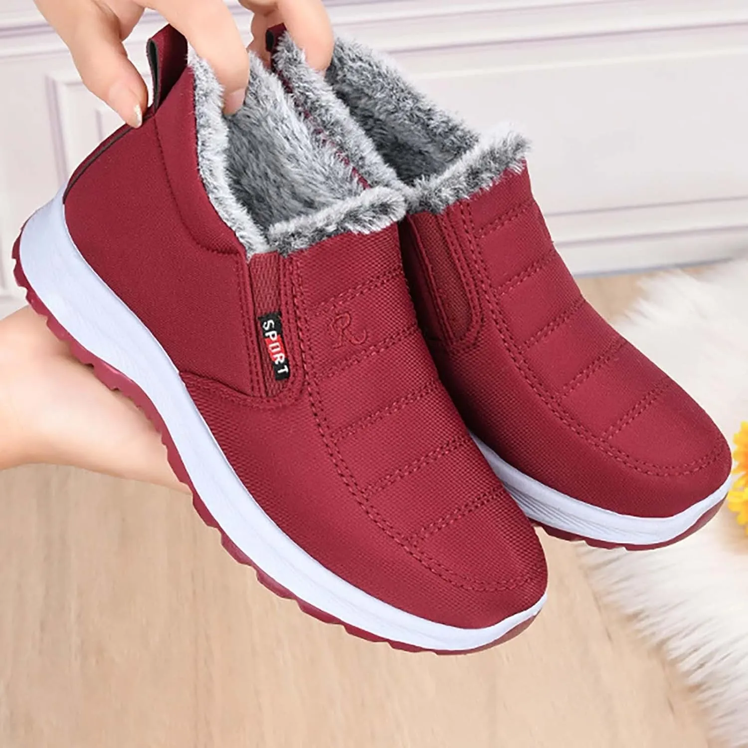 Ankle Boots for Women Round Toe Low Heel Dress Ankle Boot for Women Womens Flat Boots Ankle Suede Tall Boots for Women Ankle Dressy Ankle Boots for Women with Heel Suede Ankle Boots