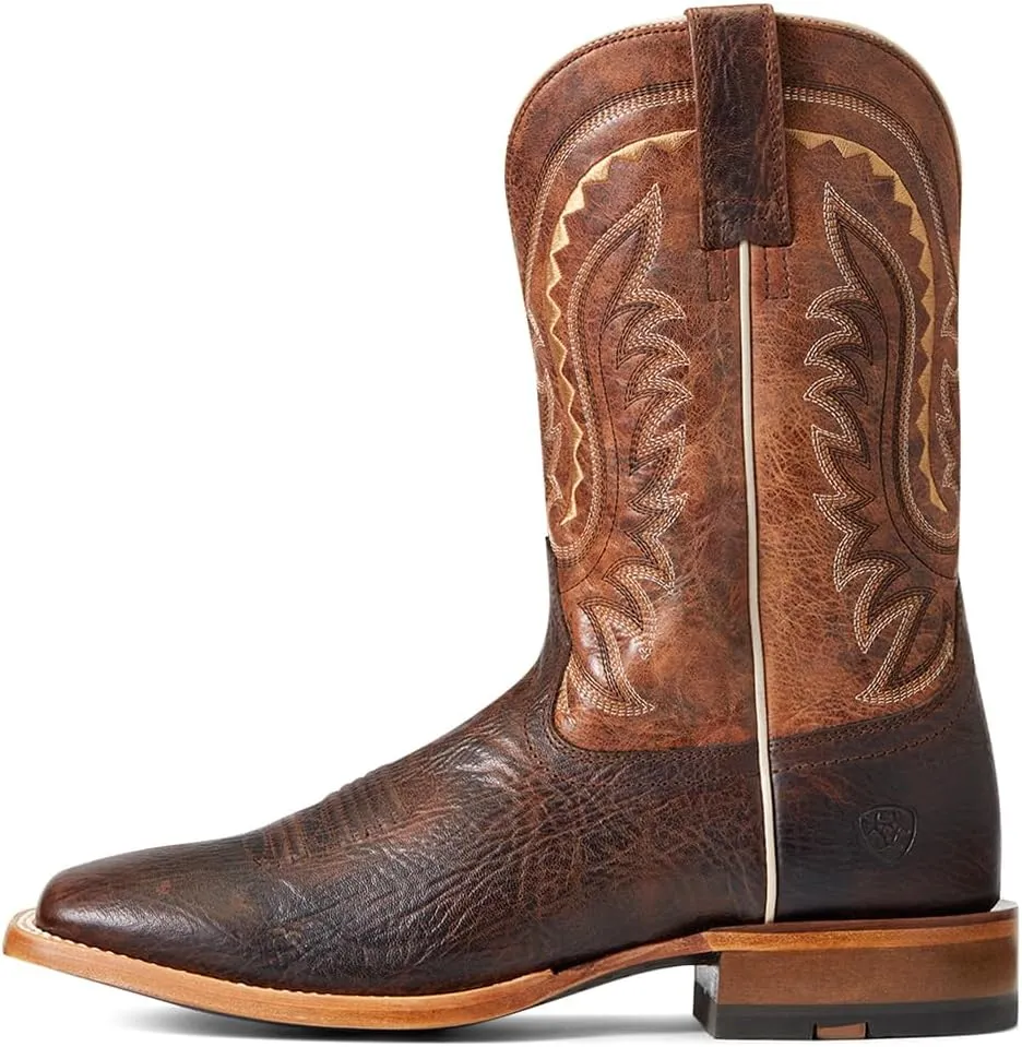 ARIAT Mens Parada Western Square Toe Casual Boots Mid Calf - Brown