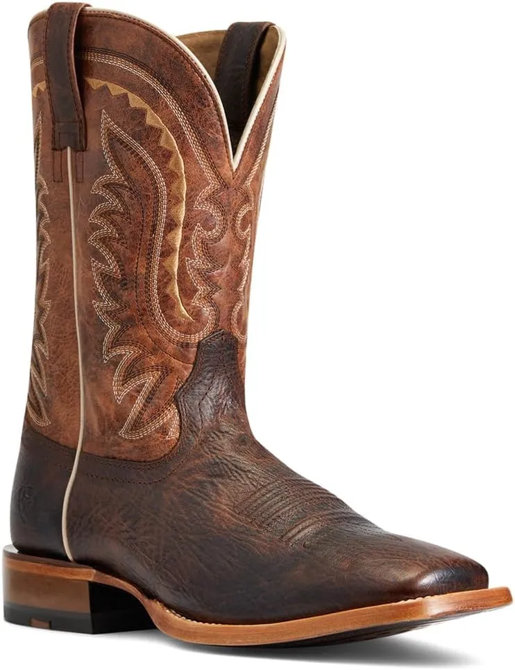 ARIAT Mens Parada Western Square Toe Casual Boots Mid Calf - Brown