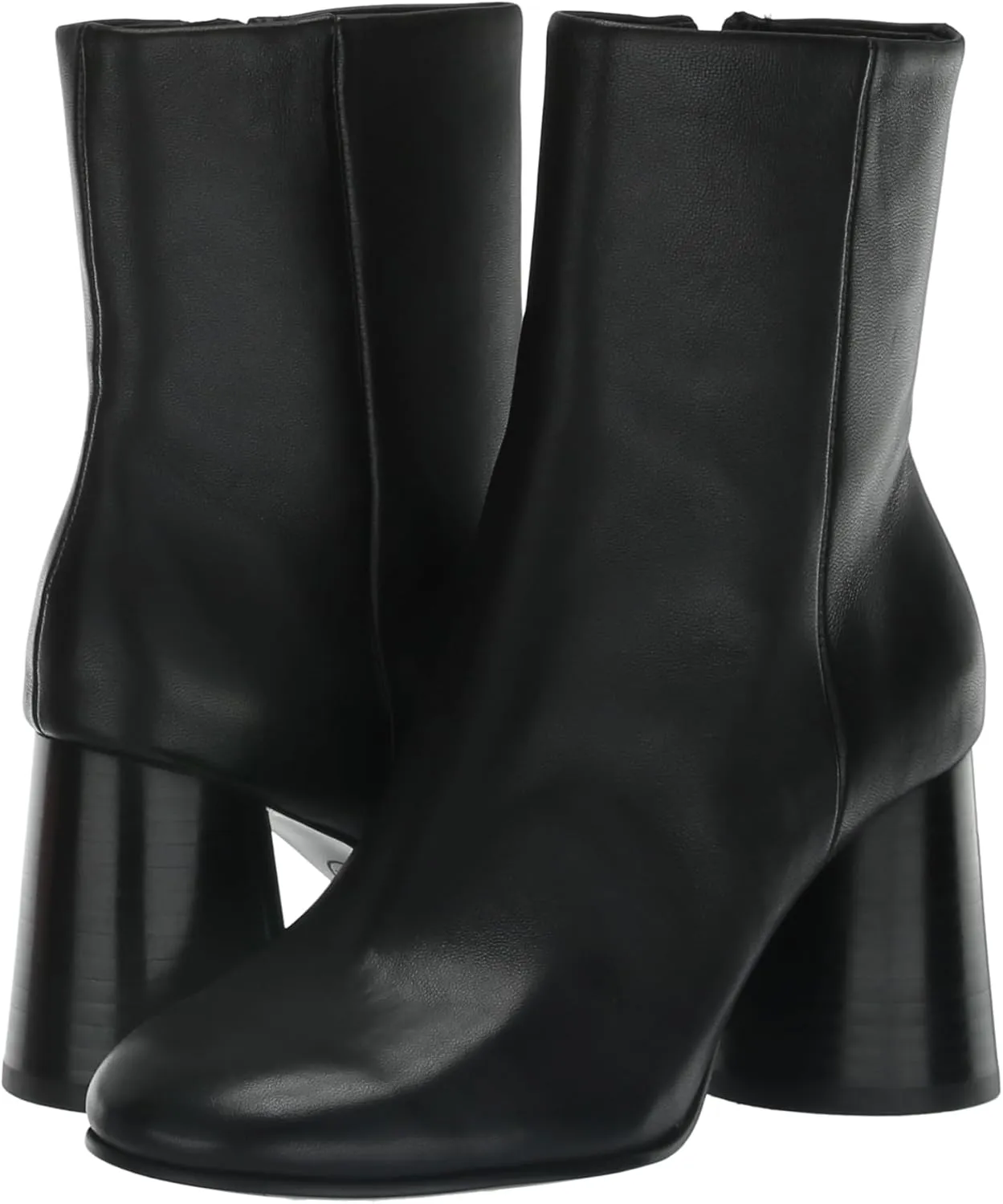 ASH Women's Clone Ankle Boots-Soft Nappa Leather, Sophisticated Cylinder Heels, Minimalistic Design