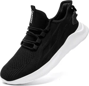 Black Sneakers for Women Running Shoes Lightweight Non Slip Sneakers for Women Walking Workout Black Womens Size 10