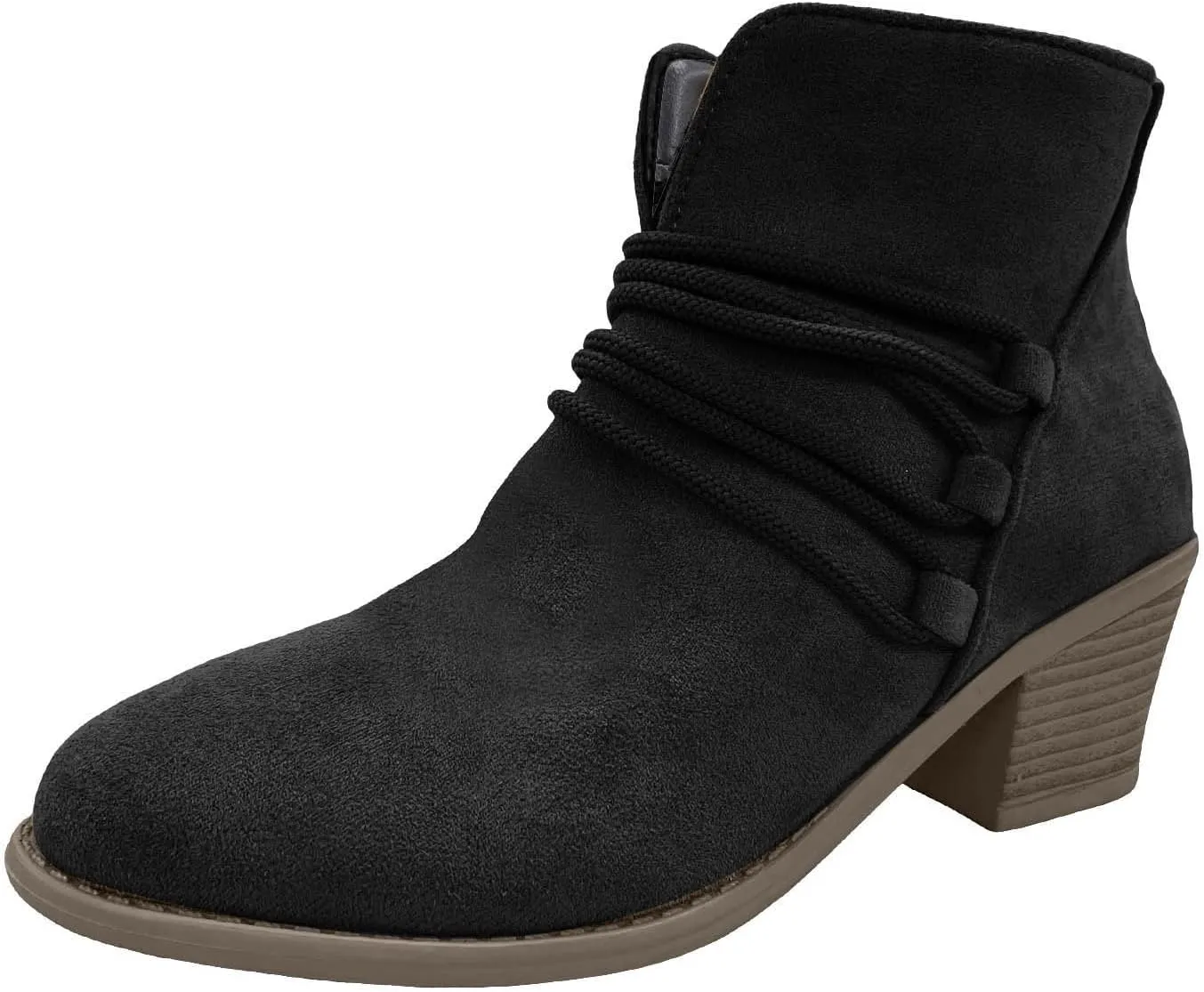 Cathalem Boots for Women 2024 Premium Orthopedic Ankle Boots Arch Support Leather Comfortable Side Zip Wedge Booties