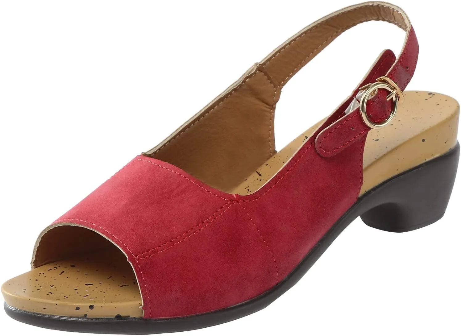 Cathalem Sandals for Women Wide Orthotic Sandals Ultra-Comfy Breathable Sandals Wedge Peep Toe Dotmalls Shoes