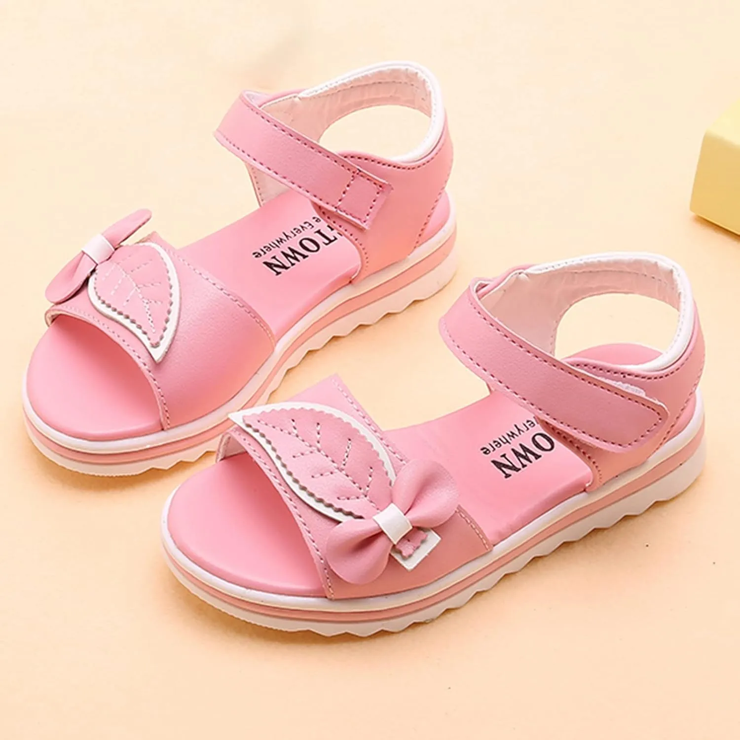 Children Shoes Fashion Flower Thick Sole Sandals Soft Sole Comfortable Princess Sandals Sandals Size 8 Girls