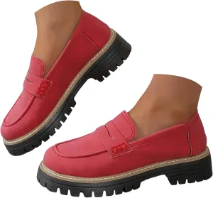 Dheva-C Orthoture-Orthopedic Loafers Shoes for Women Comfort Orthopedic Shoes Womens Round Toe Platform Walking Shoes,