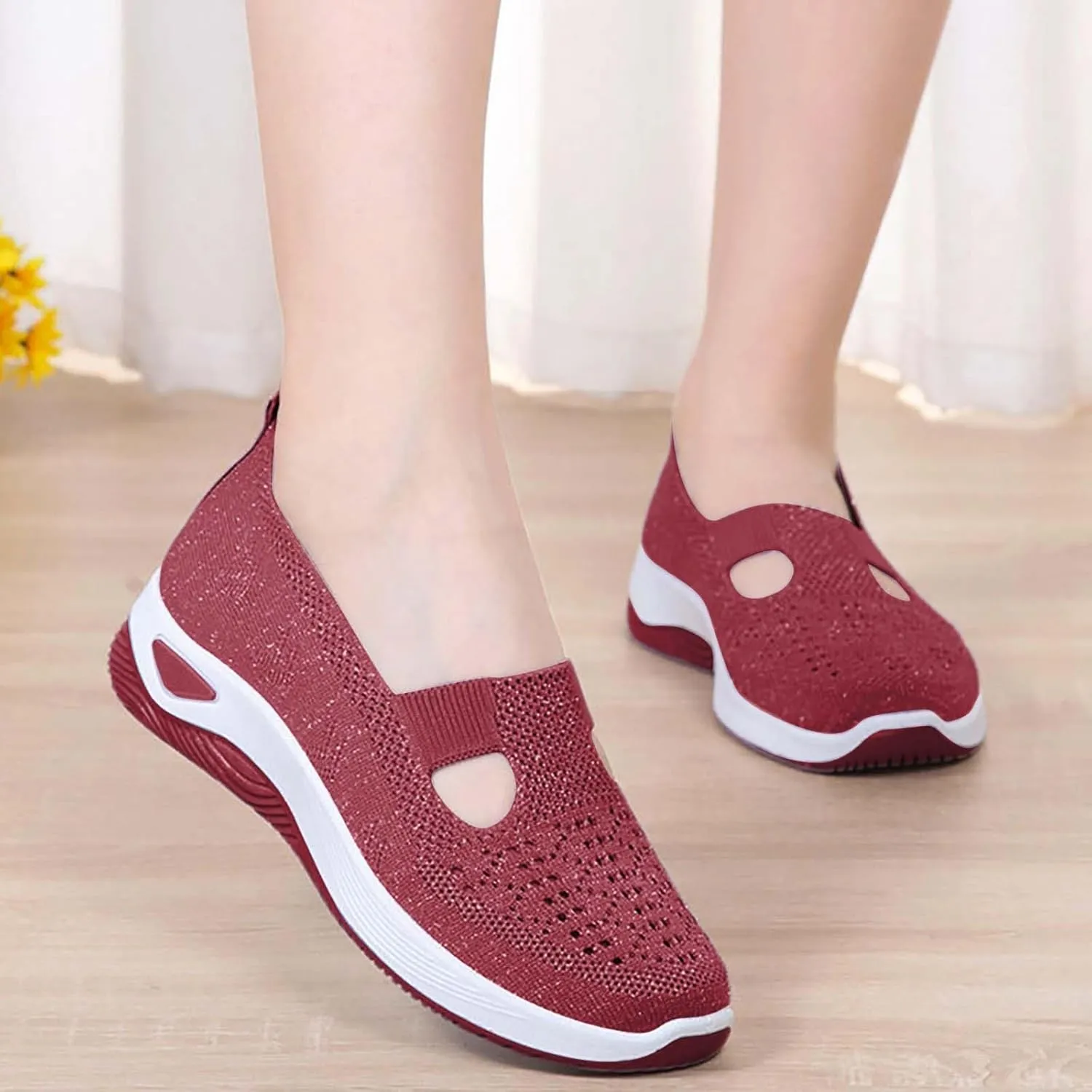Dress Shoes for Men Women's Fashion Sneakers Mens Loafers Casual Slip On Indoor and Outdoor Soft Sole Fashion Christmas Shoes Men Women's Wide Loafers