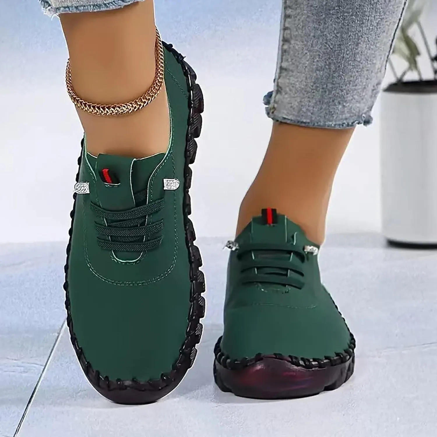 Dress Shoes for Women Loafers for Woman Comfortable & LightweightIndoor and Outdoor Soft Sole Fashion Christmas Shoes Athletic Womens Hiking Shoe