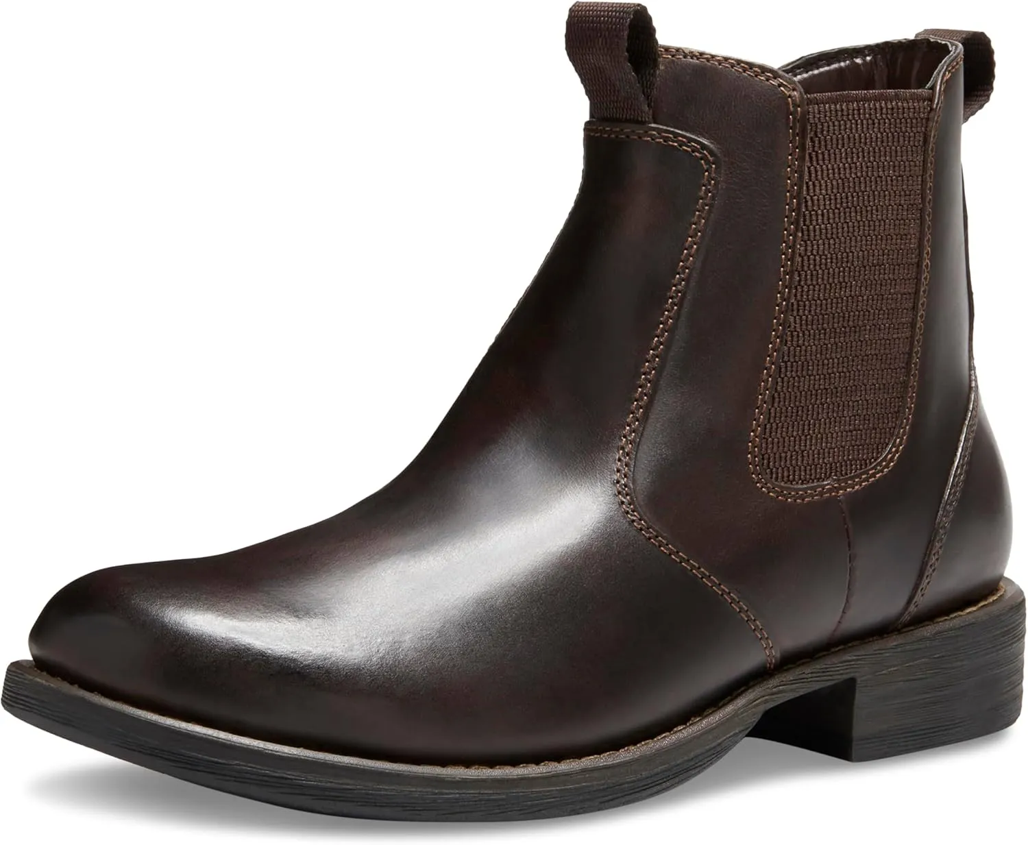 Eastland Men's Daily Double Chelsea Boot, Dark Brown, 10