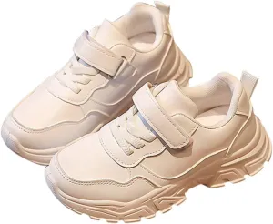 Fashion All Seasons Children Sneakers Boys And Girls Flat Sole Solid Color Comfortable Light Run Girls Boots