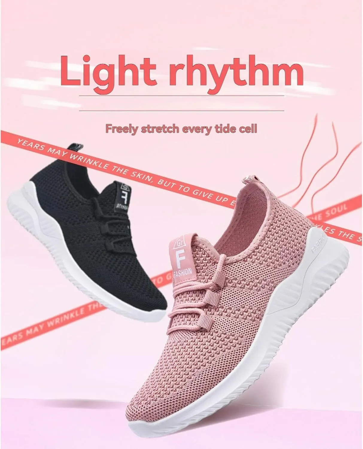 Flat Sandals for Women Comfortable Lightweight Loafers Breathable Casual Walking Shoes