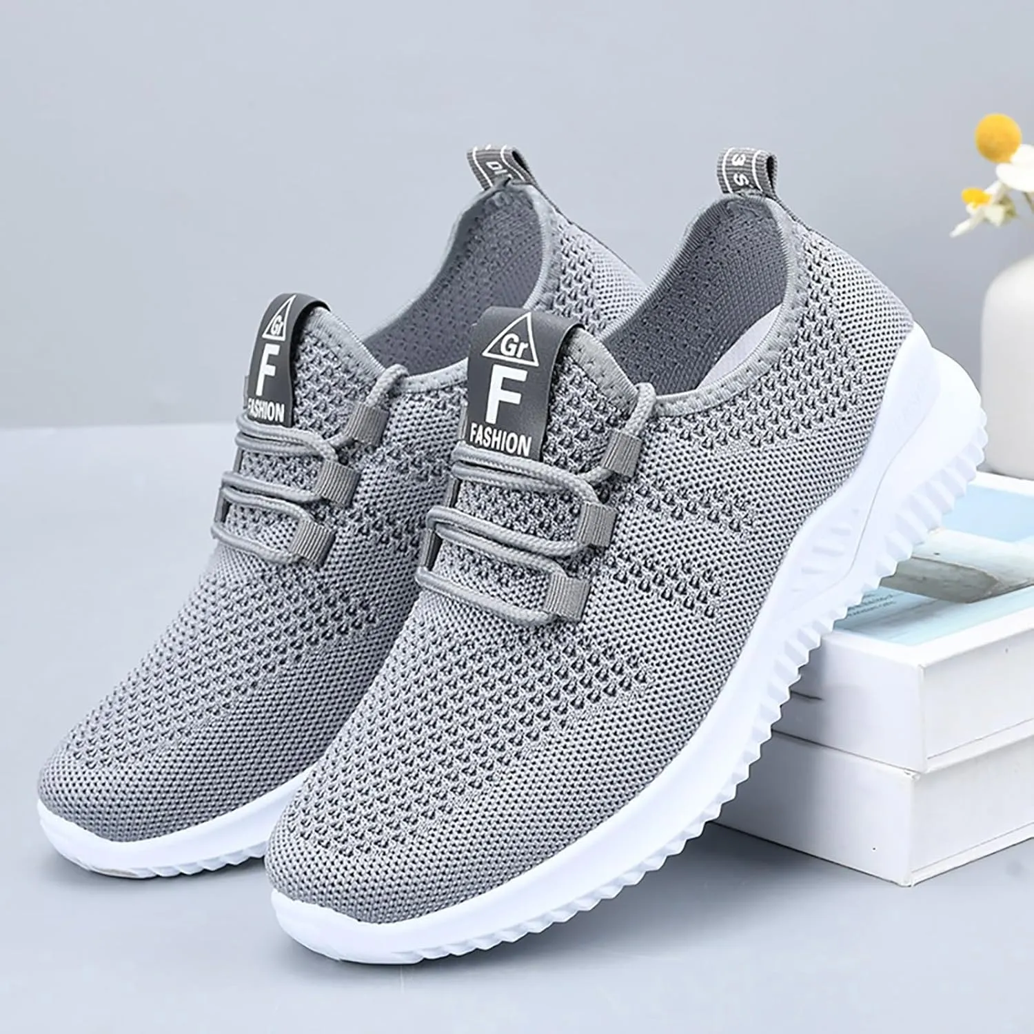Flat Sandals for Women Comfortable Lightweight Loafers Breathable Casual Walking Shoes