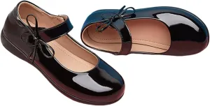 Girls Wedding Church Dress Shoes Leather School Uniform Formal Princess Shoes