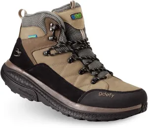 Gravity Defyer G-DEFY Sierra Waterproof Mens Hiking Boot | VersoShock Technology for Pain Associated with Walking | Prolonged Standing | Arch Support | Free Custom Orthotic