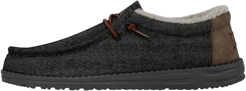 Hey Dude Wally Black Shell Mens Shoes