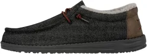 Hey Dude Wally Black Shell Mens Shoes