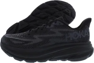 HOKA Clifton 9 Women's Road Running Shoes Sneakers (Black/Black, US Footwear Size System, Adult, Women, Numeric, Medium, 8.5)