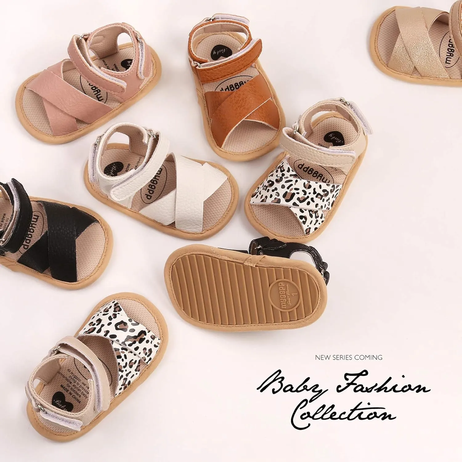 Infant Baby Girls Boys Sandals Rubber Soft Sole Premium Toddler First Walker Outdoor Summer Beach Shoes