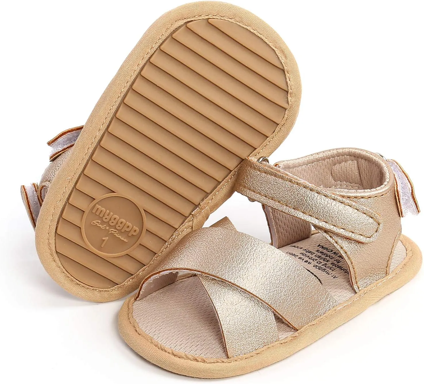 Infant Baby Girls Boys Sandals Rubber Soft Sole Premium Toddler First Walker Outdoor Summer Beach Shoes