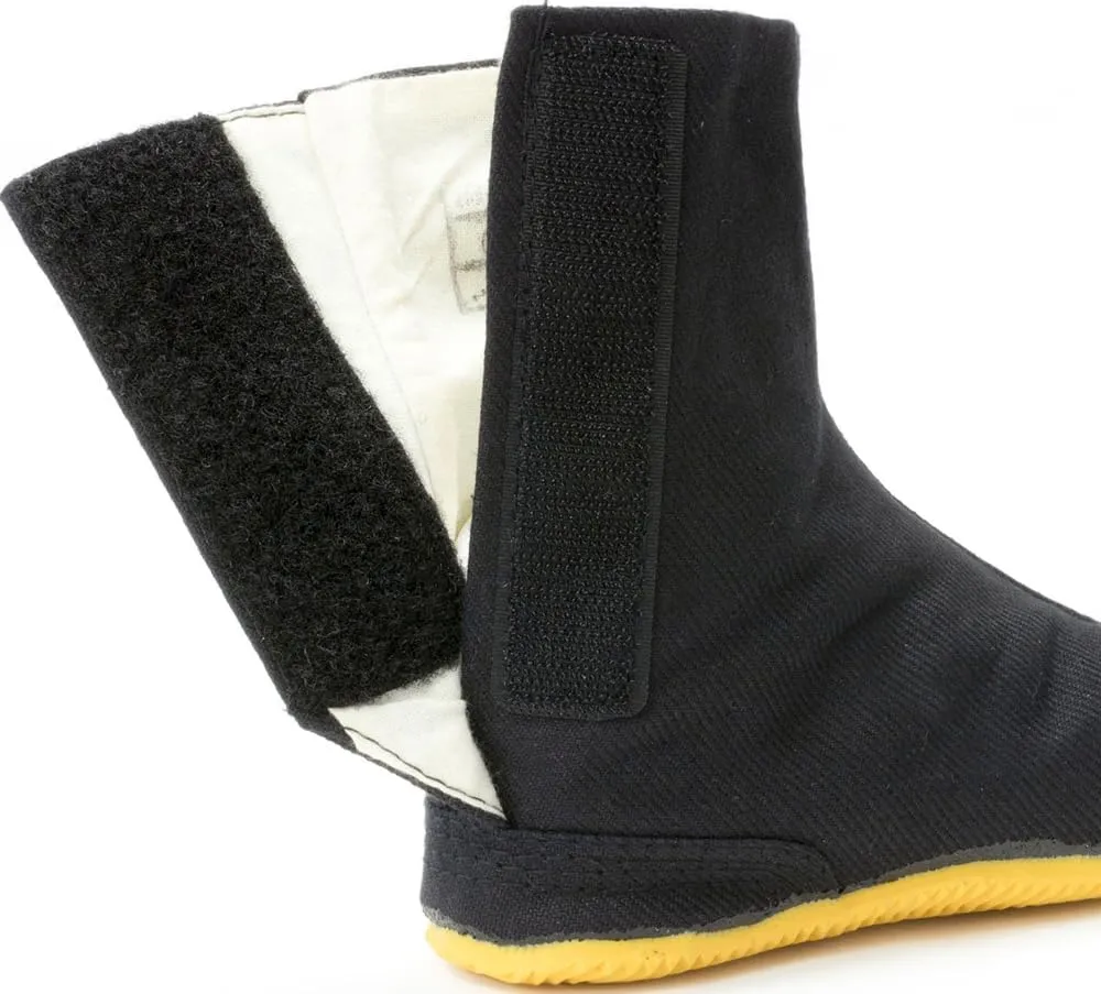 Japanese Kids Tabi Shoes 5 Clips Black