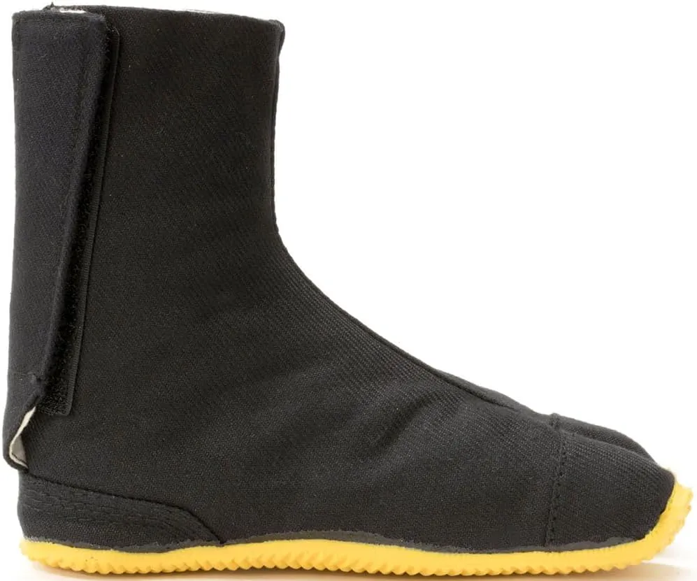 Japanese Kids Tabi Shoes 5 Clips Black