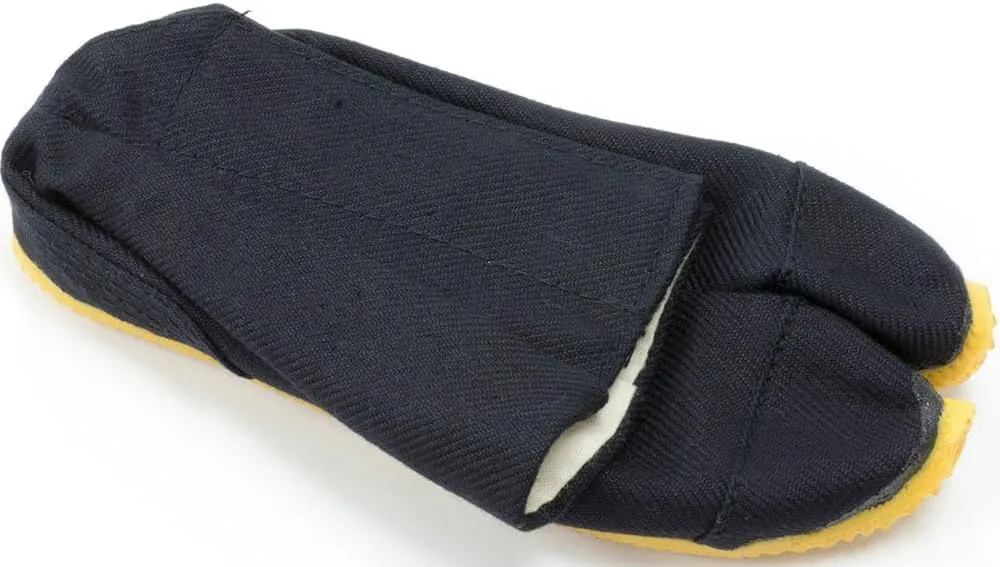 Japanese Kids Tabi Shoes 5 Clips Black