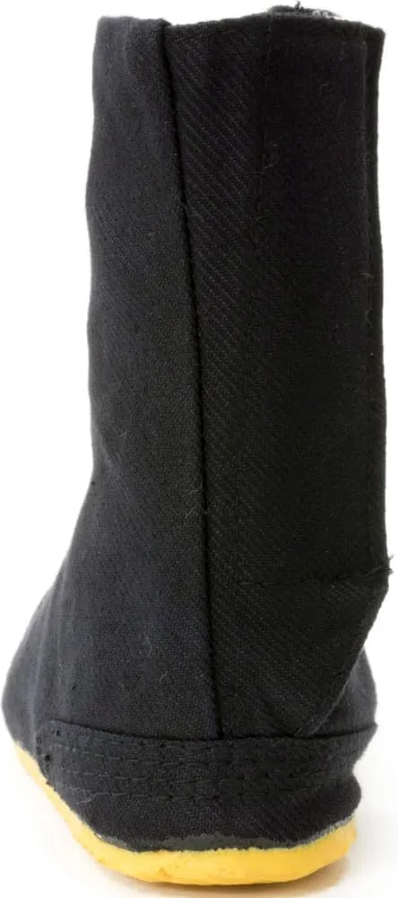 Japanese Kids Tabi Shoes 5 Clips Black