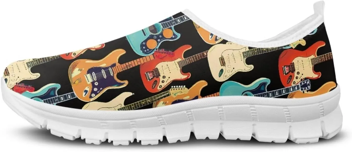 Jeiento Music Style Loafers for Women Comfort Women's Loafers & Slip-Ons Ladies Casual Shoes