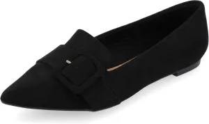 Journee Women's Audrey Dress Flats Black, 7.5