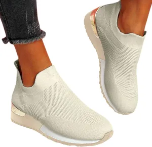 Kamendita Casual Womens Walking Shoes, Fashion Comfy Slip On Canvas Loafers Shoes Casual Summer Travel Daily Sneaker Shoes