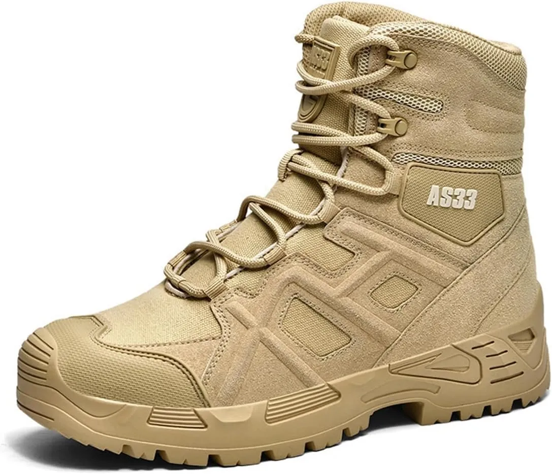 Kervaky Men's tactical boots military boots work boots desert boots durable boots hiking boots combat boots outdoor boots lightweight boots