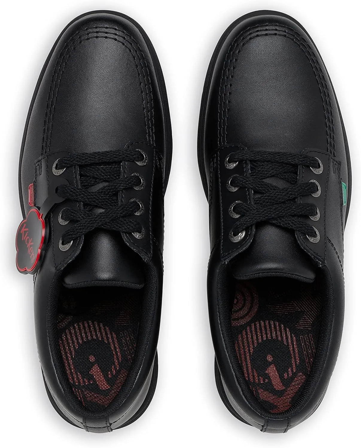 Kickers Leather Shoes Black Blk