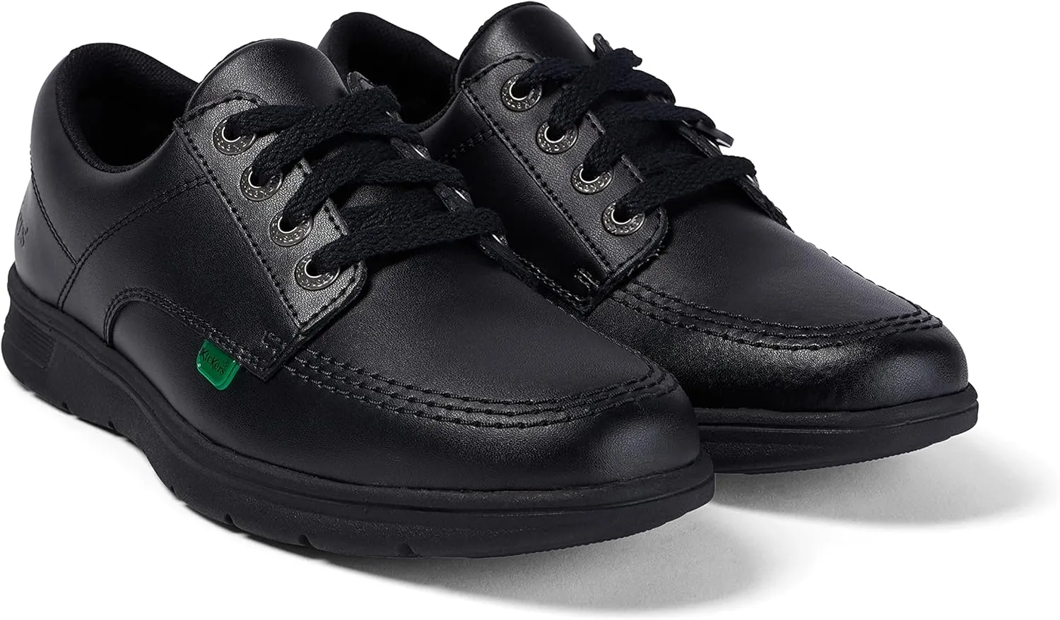 Kickers Leather Shoes Black Blk