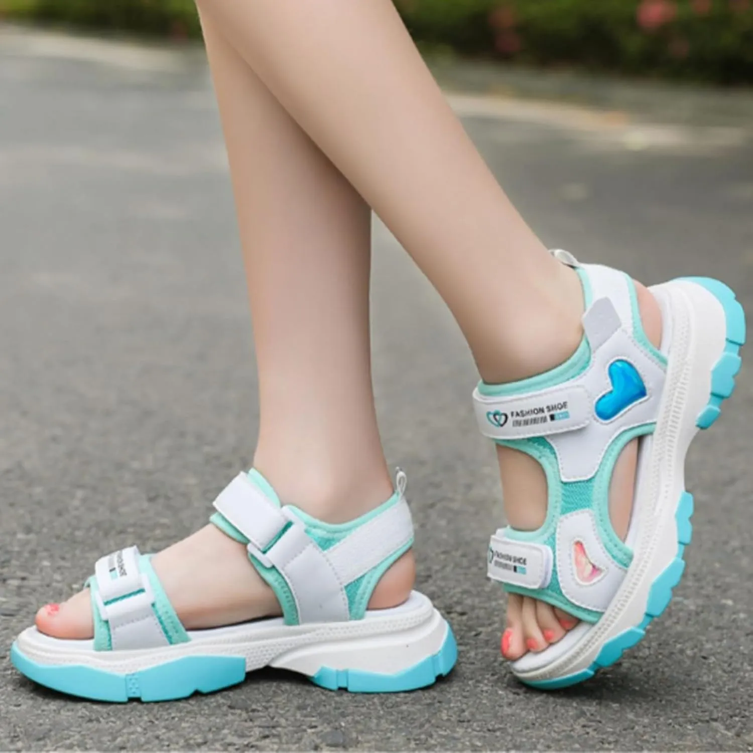 Kids Shoes Casual Flat Sandals Fashion Soft Sole Outdoor Beach Sandals Baby Jelly Shoes