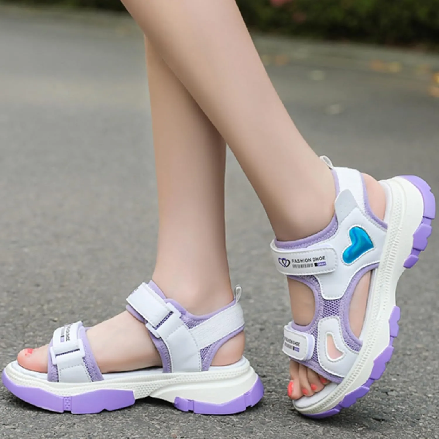 Kids Shoes Casual Flat Sandals Fashion Soft Sole Outdoor Beach Sandals Baby Jelly Shoes