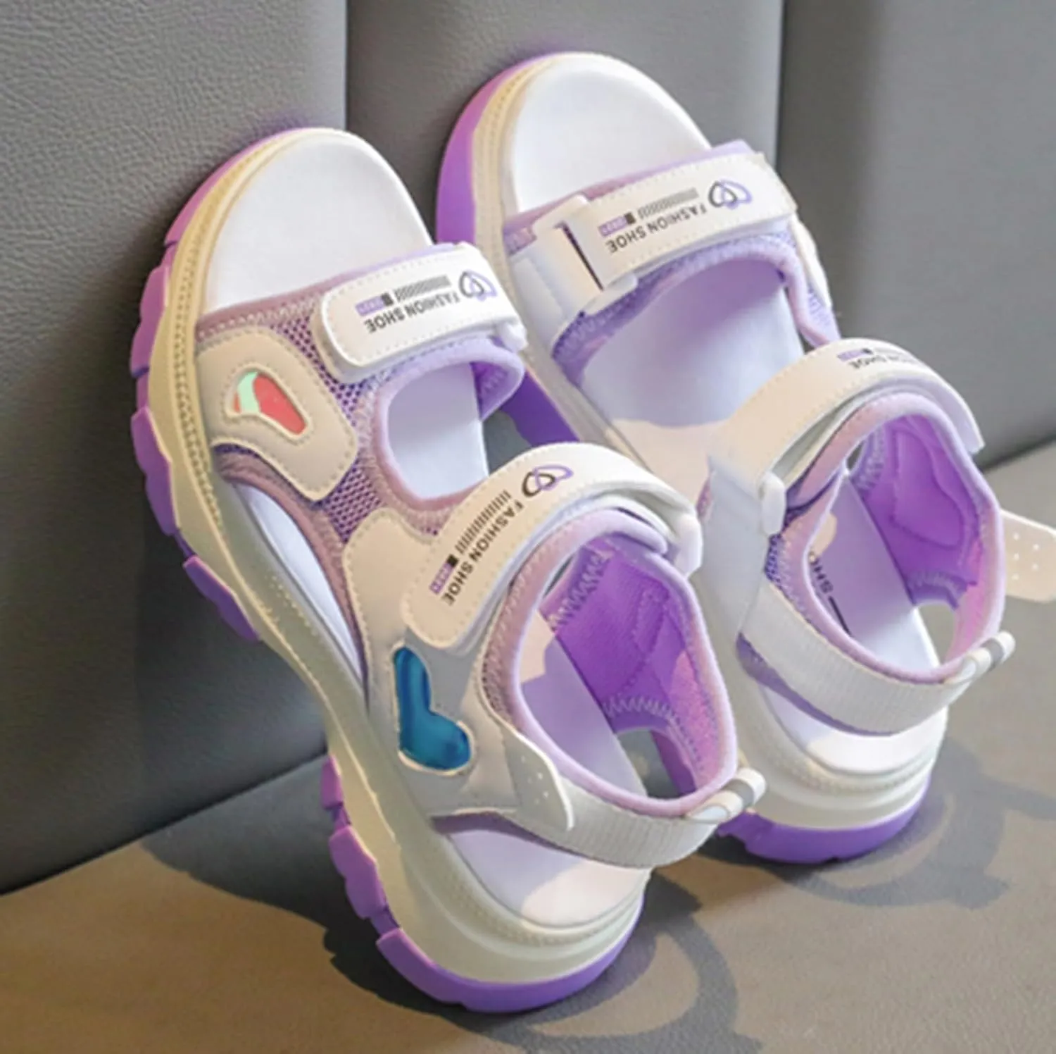 Kids Shoes Casual Flat Sandals Fashion Soft Sole Outdoor Beach Sandals Baby Jelly Shoes