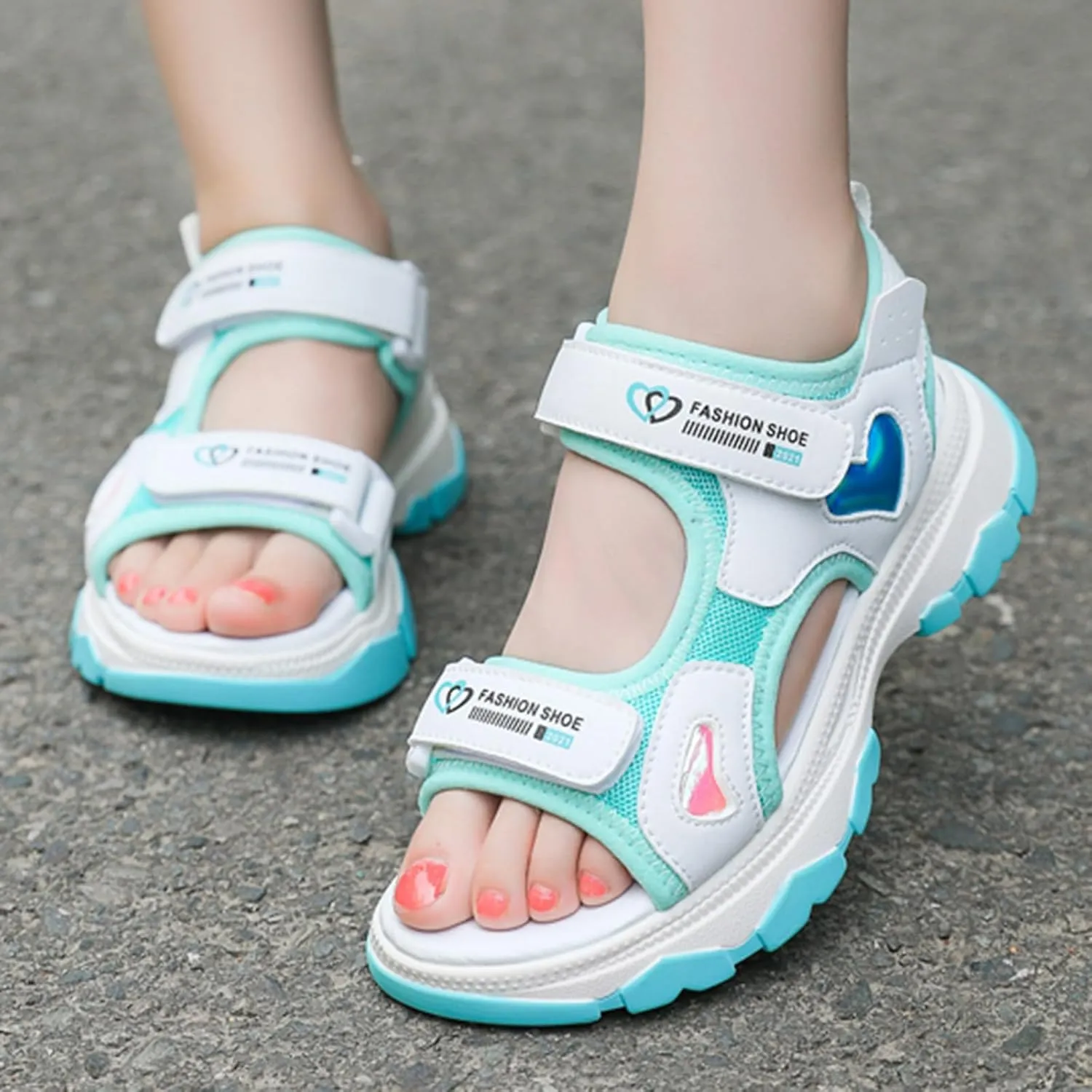 Kids Shoes Casual Flat Sandals Fashion Soft Sole Outdoor Beach Sandals Baby Jelly Shoes