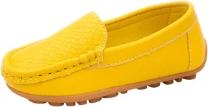Kids Toddlers Boys Girls Soft Slip On Loafers Slip-On Moccasin Boat Dress Shoes Casual Shoes Formal Leather Flat𝐬