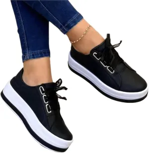 Ladmiple Shoes For Women Sneakers Slip Ons Canvas Shoes Fashion Casual Summer Low Top Platform Walking Flats Loafers