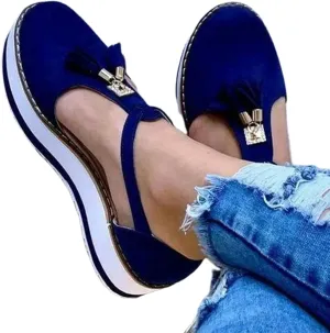 Ladmiple Sneakers For Women Walking Shoes Slip On Low Top Fashion Dressy Casual Summer Comfort Non Slip Flats Loafers