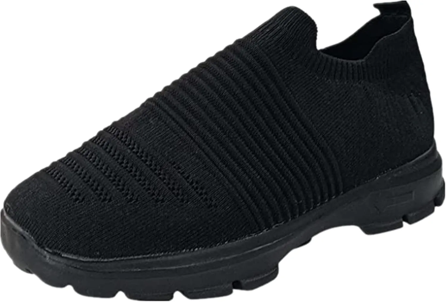Ladmiple Walking Shoes Women Arch Support Slip On Sneakers Casual Athletic Gym Comfort Fashion Tennis Running Sneakers