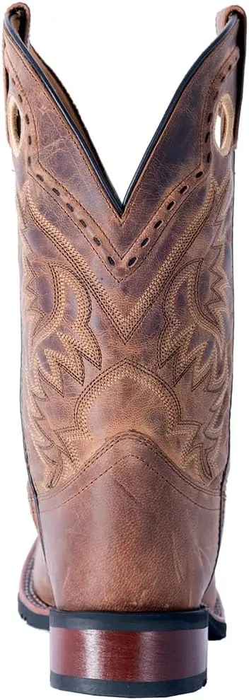 Laredo Mens Kane Square Toe Casual Boots Mid Calf - Brown