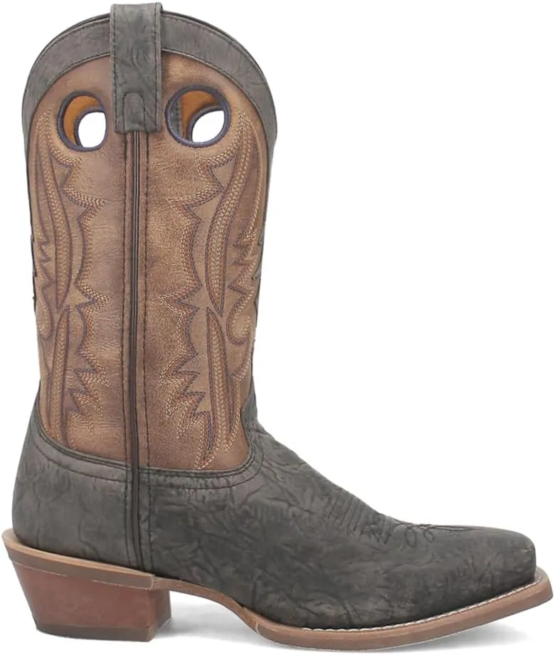 Laredo Mens Walker Square Toe Casual Boots Mid Calf - Brown, Grey