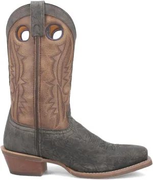 Laredo Mens Walker Square Toe Casual Boots Mid Calf - Brown, Grey