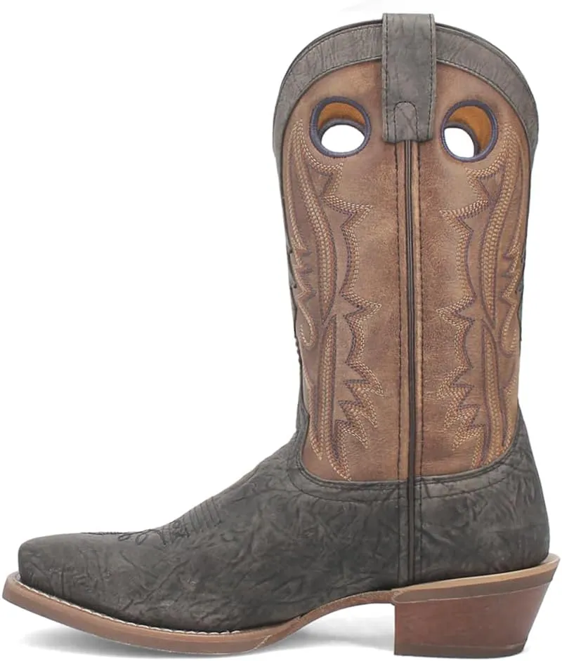 Laredo Mens Walker Square Toe Casual Boots Mid Calf - Brown, Grey