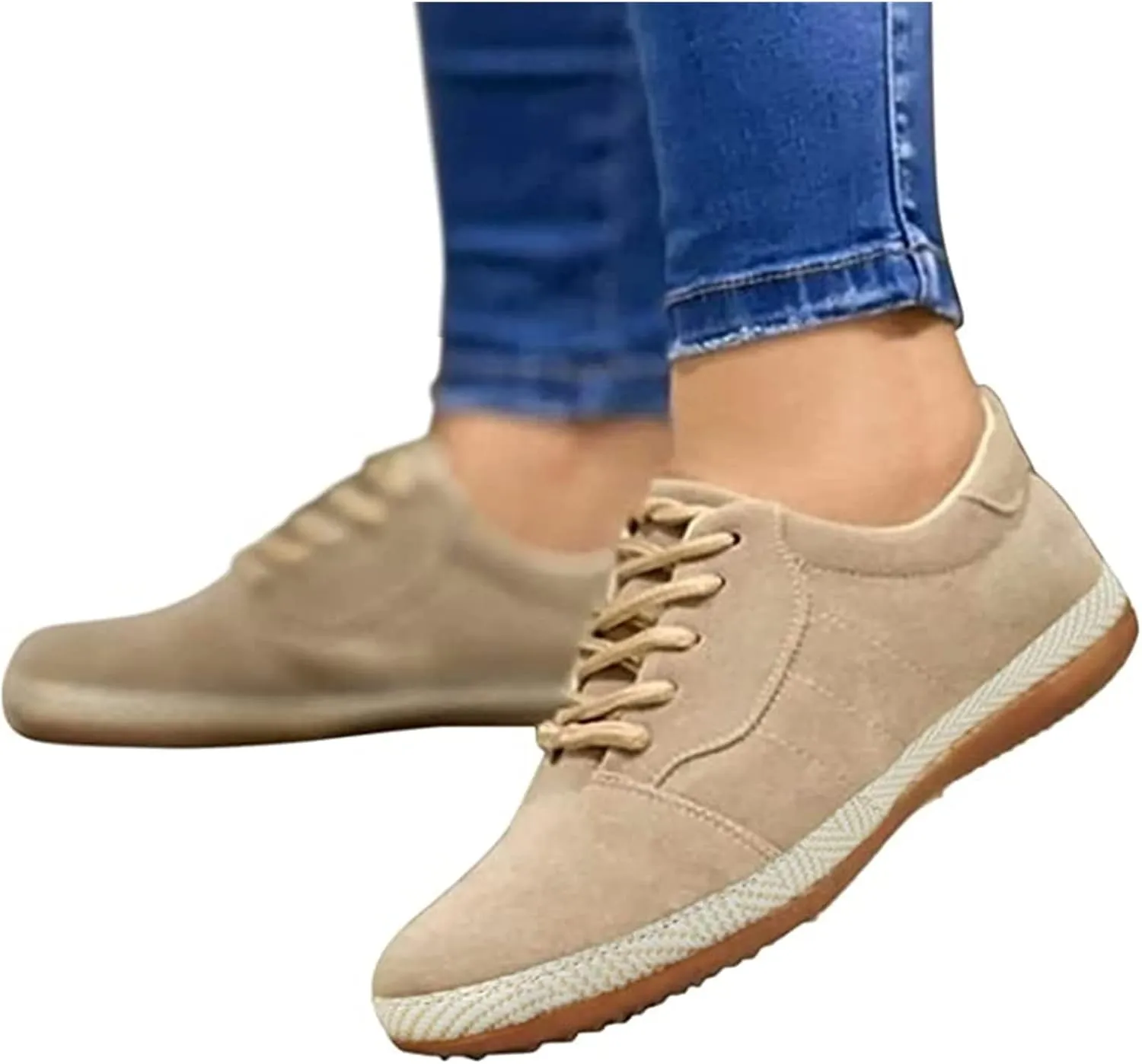 Lausiuoe Shoes for Women Sneakers Slip On Canvas Shoes Low Top Classic Casual Fashion Soft Comfortable Walking Flat Loafers