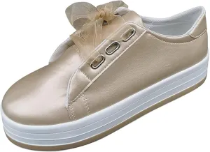 Lausiuoe Slip On Sneakers Women Wide Width Tan Women's Canvas Shoes Low Cut Sneaker Casual Walking Shoes Classic Fall Fashion Lightweight Soft Comfort Breathable Slip On Flat Loafers