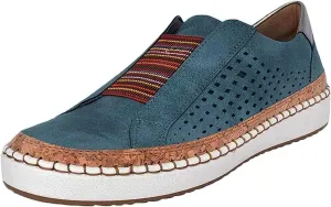 Lausiuoe Sneakers For Women Slip On Arch Support Women Comfortable Casual Fashion Sneakers Walking Shoes Classic Fall Lightweight Soft Breathable Slip On Low Top Canvas Flat Loafers Grey