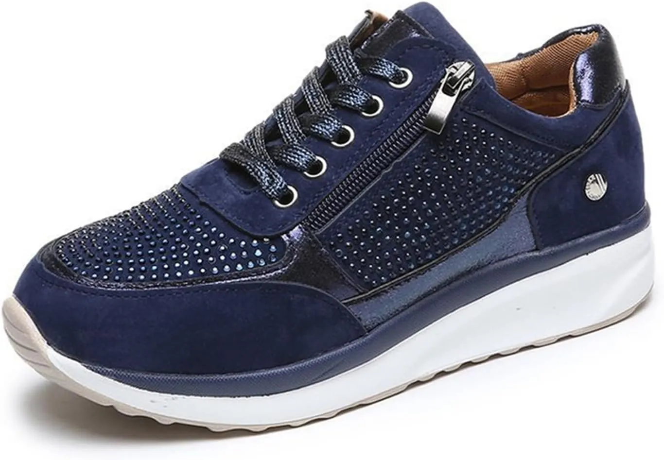 Lausiuoe Sneakers For Women Wide Width 8.5 Women's Slip on Canvas Shoes Low Top Sneakers Non Slip Fashion Casual Fall Classic Lightweight Soft Comfort Breathable Walking Flat Loafers