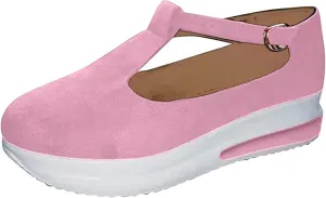 Lausiuoe Women's Fashion Sneakers Orange Women Comfortable Casual Fashion Sneakers Walking Shoes Classic Fall Lightweight Soft Breathable Slip On Low Top Canvas Flat Loafers