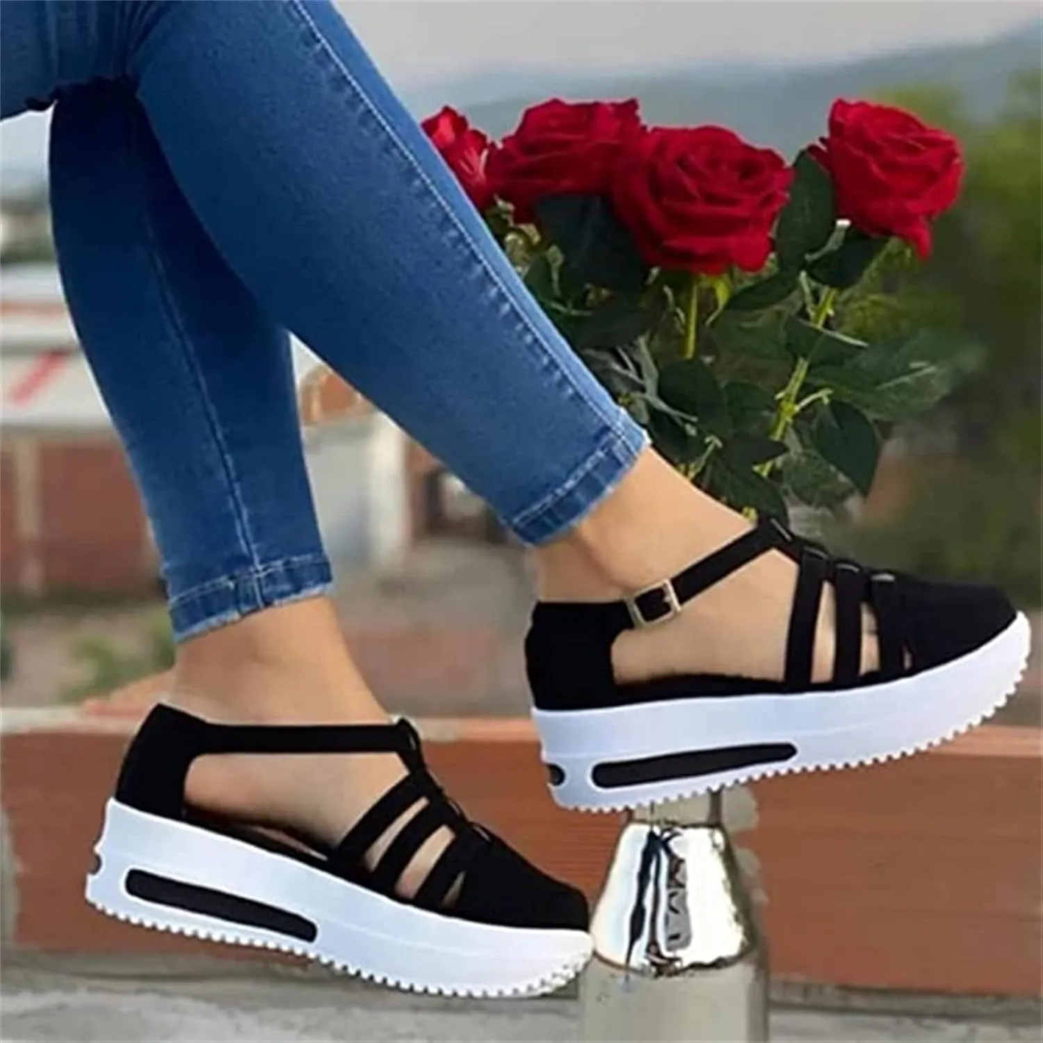 Lausiuoe Womens Shoes Dressy Casual Flats Loafers Canvas Low Top Classic Casual Fashion Comfortable Walking Slip On Sneakers